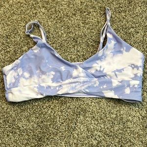 Shein Women’s Swimsuit Top Purple Tie-Dye Size L